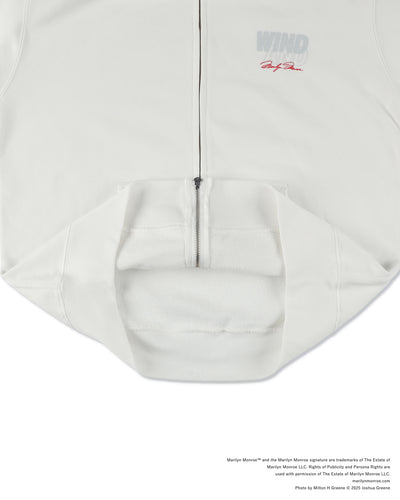 MARILYN MONROE x WDS ZIP HOODED SWEAT SHIRT