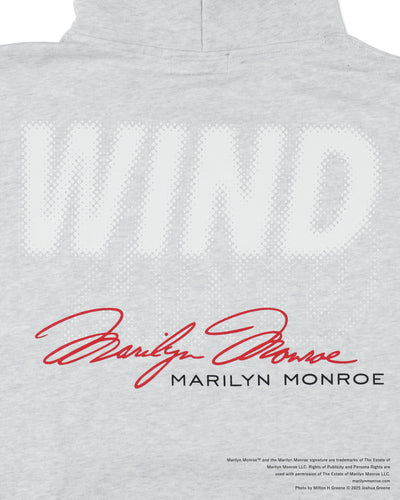 MARILYN MONROE x WDS Winter HOODED SWEAT SHIRT