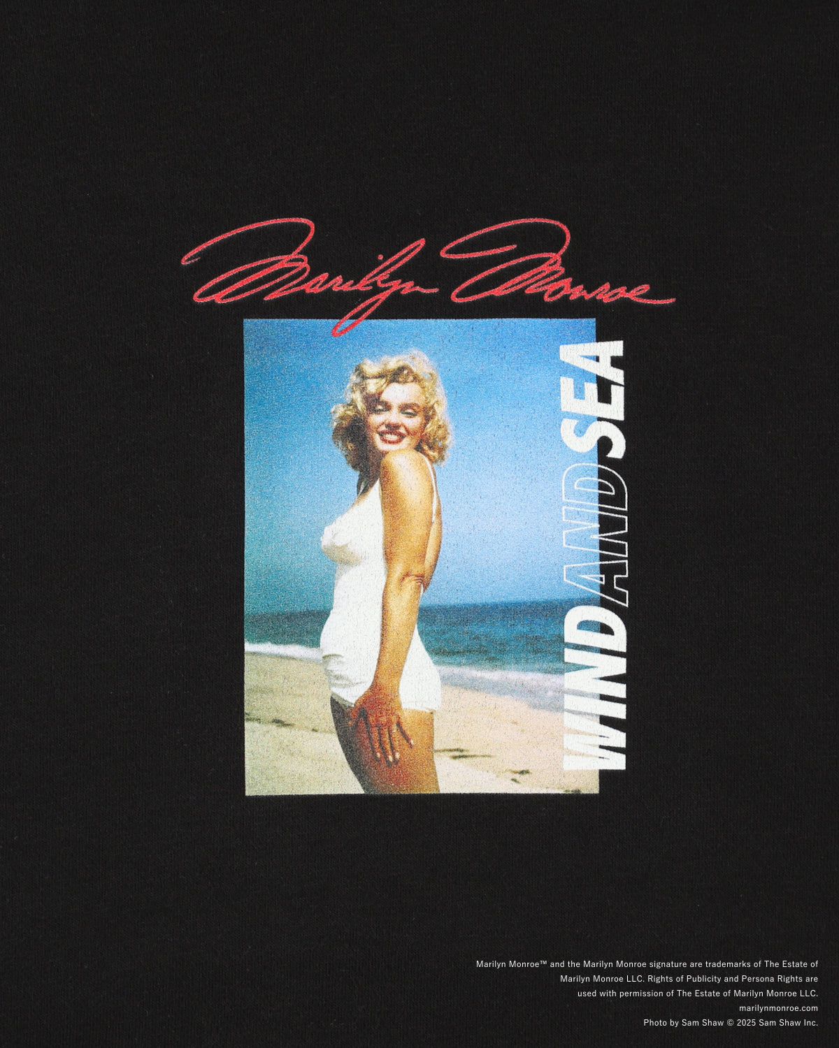 MARILYN MONROE x WDS Beach HOODED SWEAT SHIRT