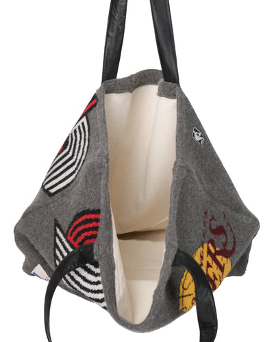 Jacquard Knit Carryall Bag