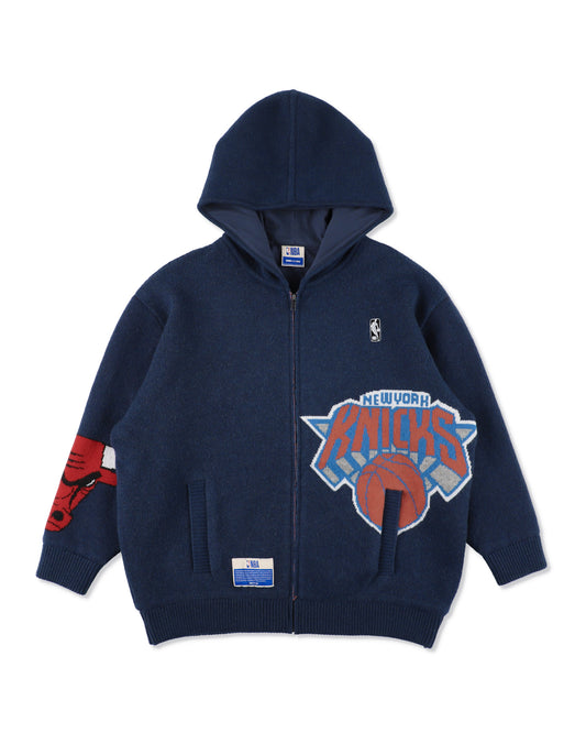 Jacquard Knit Hoodie