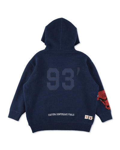 Jacquard Knit Hoodie