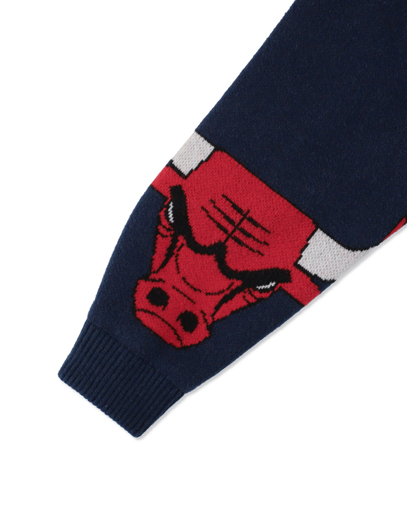 Jacquard Knit Hoodie