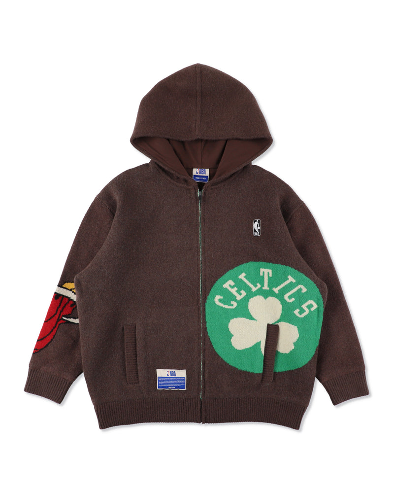 Jacquard Knit Hoodie