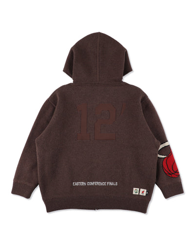 Jacquard Knit Hoodie