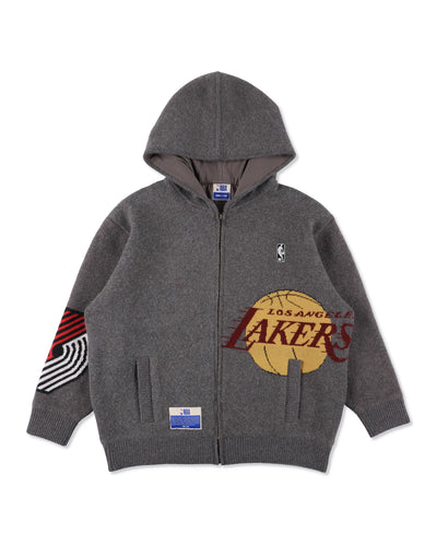 Jacquard Knit Hoodie