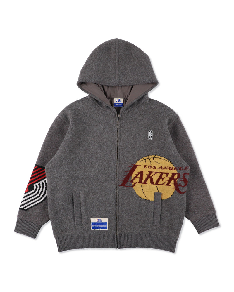 Jacquard Knit Hoodie