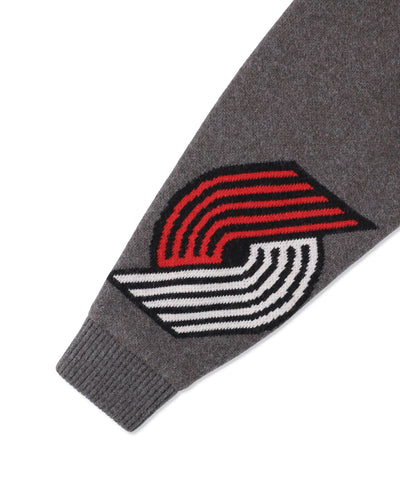 Jacquard Knit Hoodie