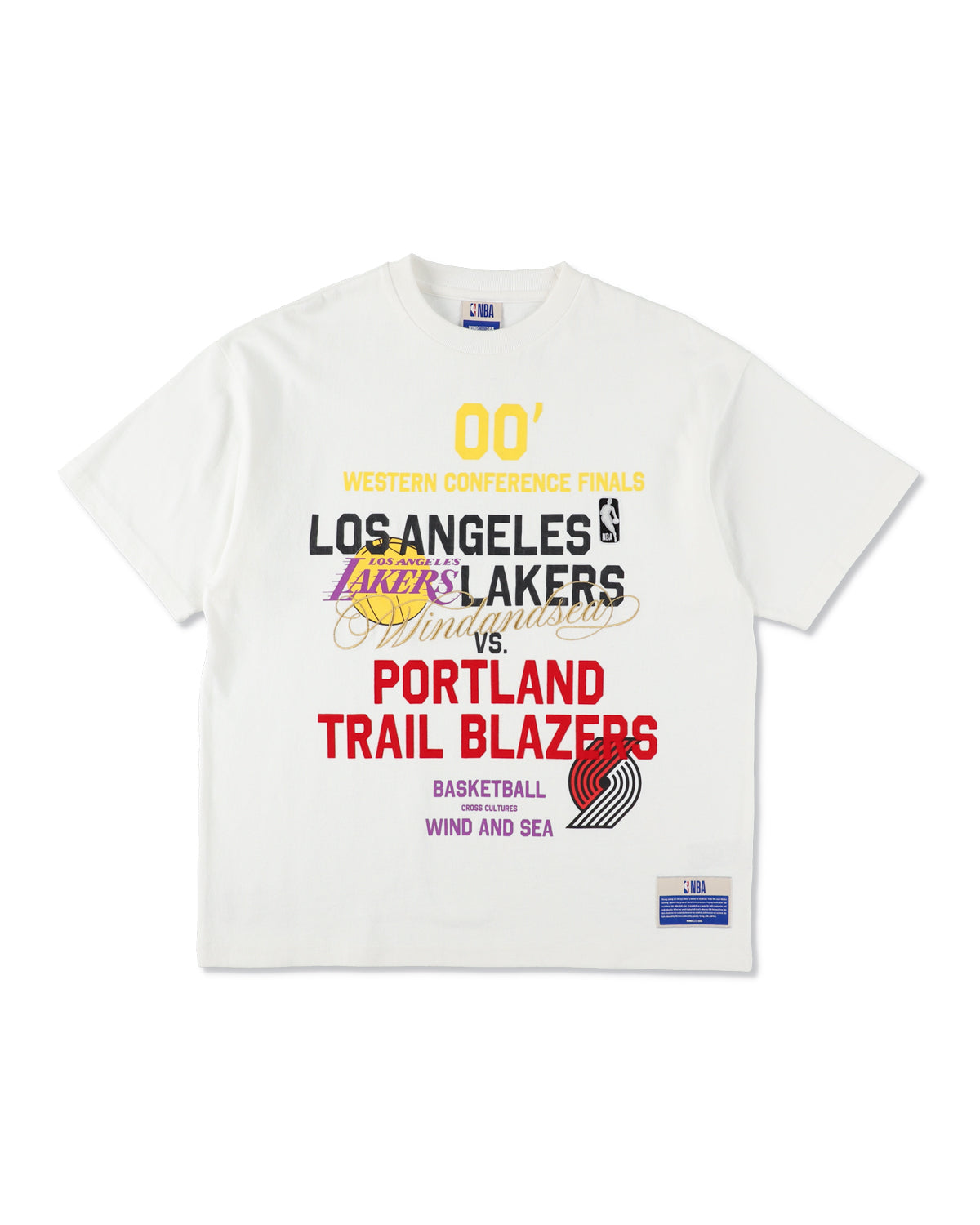 Multi-Technique Graphic Tee(LAKERS x BLAZERS)