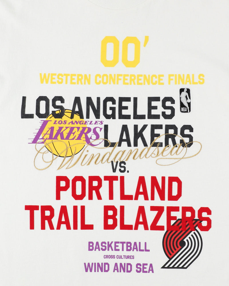 Multi-Technique Graphic Tee(LAKERS x BLAZERS)