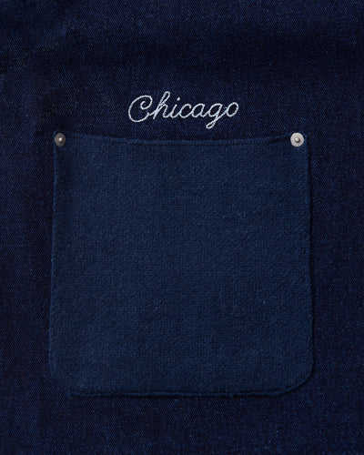 Jacquard Knit Combo Jacket