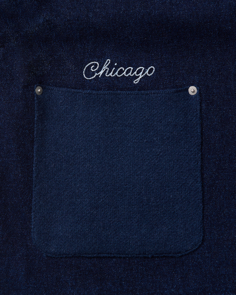 Jacquard Knit Combo Jacket