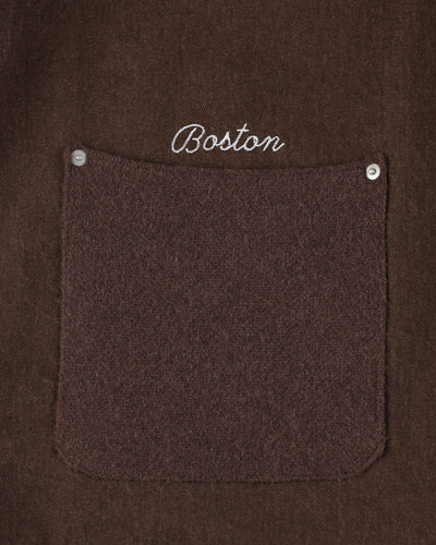 Jacquard Knit Combo Jacket