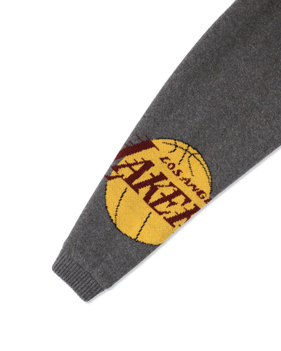 Jacquard Knit Combo Jacket