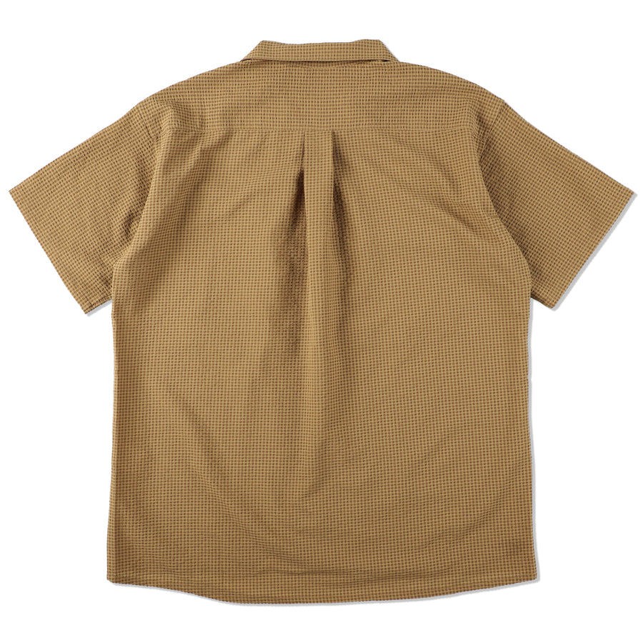 NANGA x WDS H/S Open Collar Shirt  / BEIGE