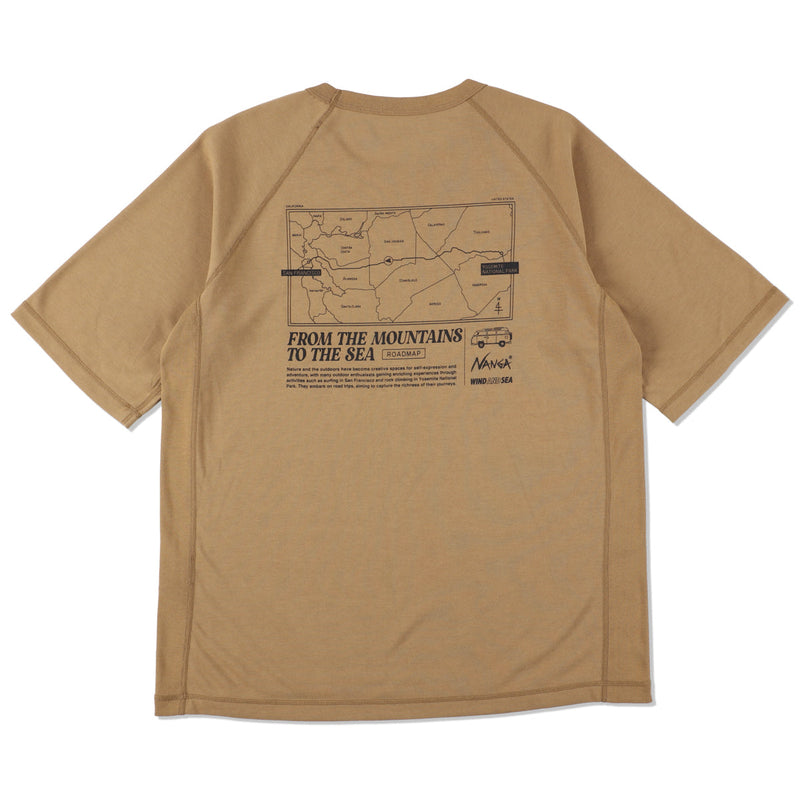 NANGA x WDS DRY MIX(R) (YOSEMITE_SF) S/S Tee