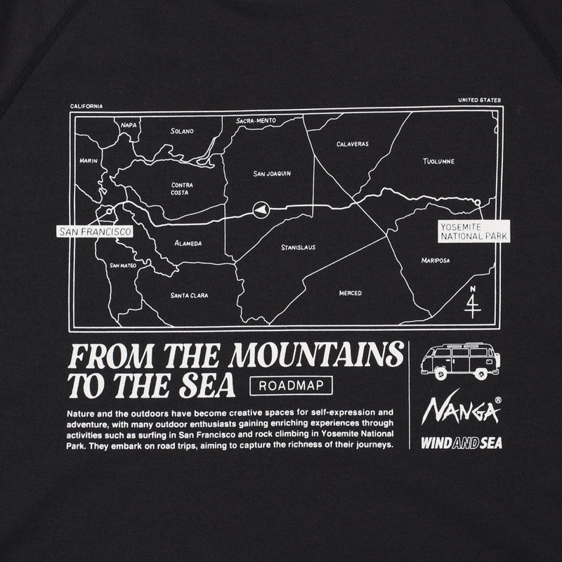 NANGA x WDS DRY MIX(R) (YOSEMITE_SF) S/S Tee