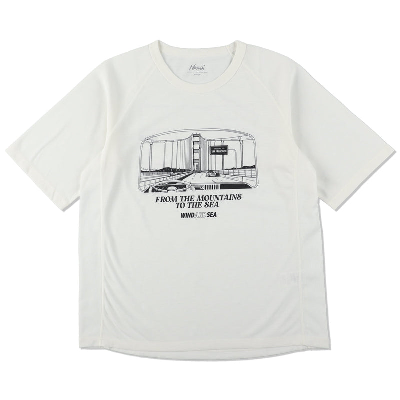NANGA x WDS DRY MIX(R) (YOSEMITE_SF) S/S Tee
