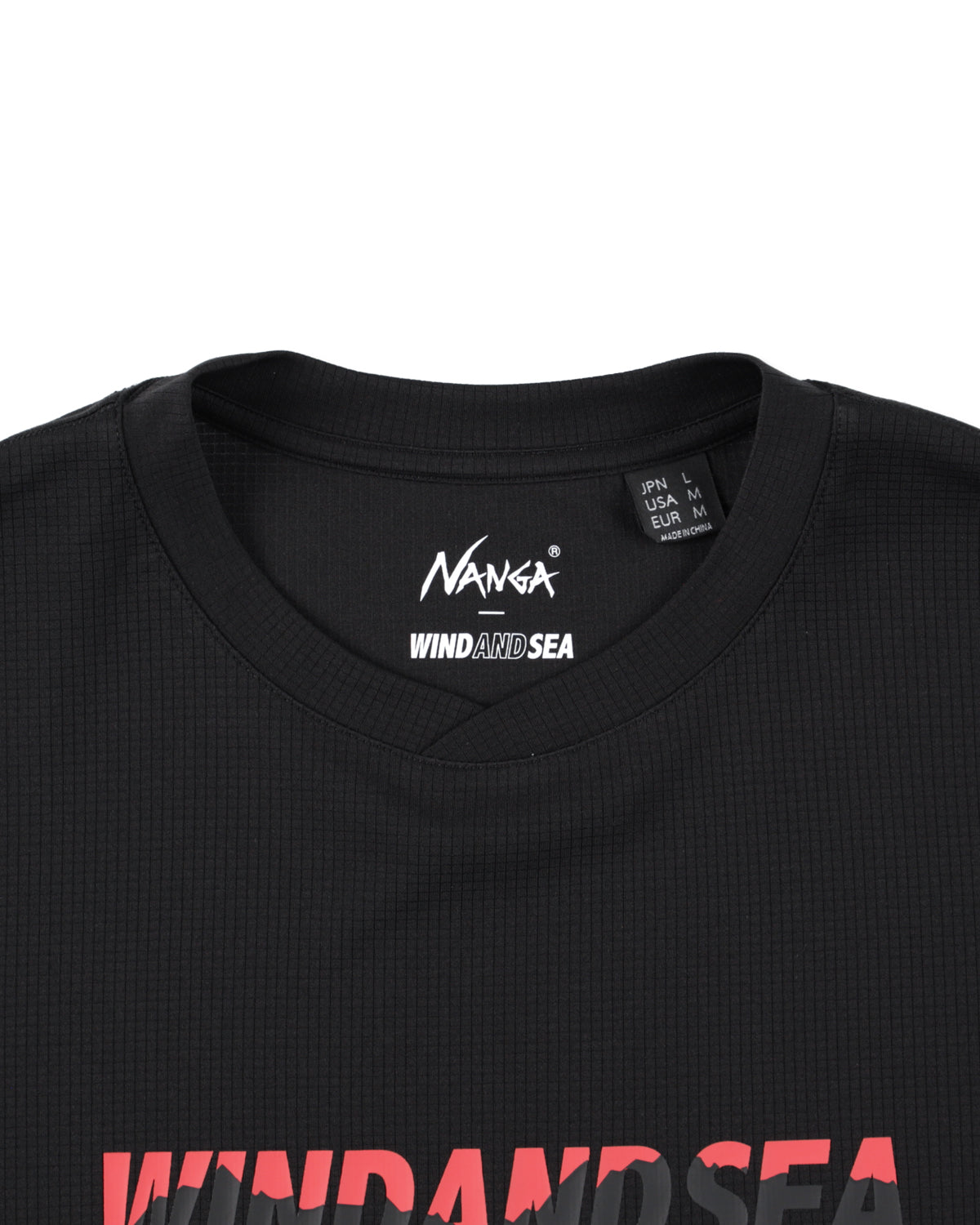POWER DRY NW LOGO TEE – WIND AND SEA