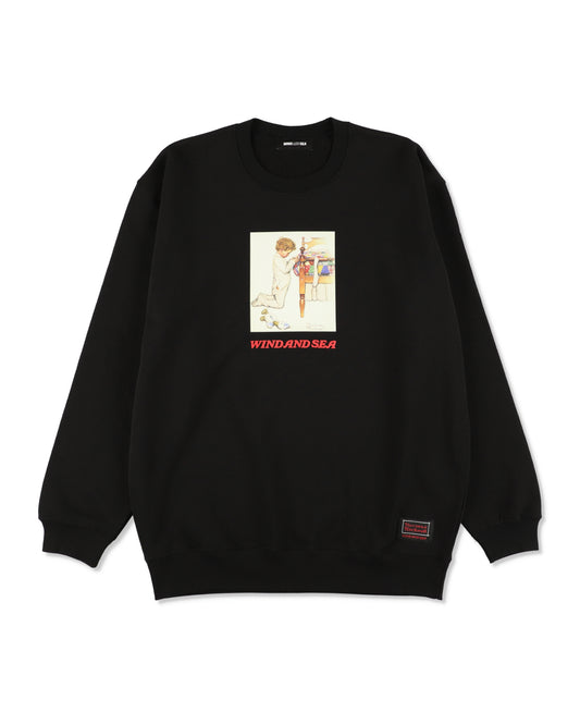 NORMAN ROCKWELL x WDS CREW NECK SWEATSHIRT