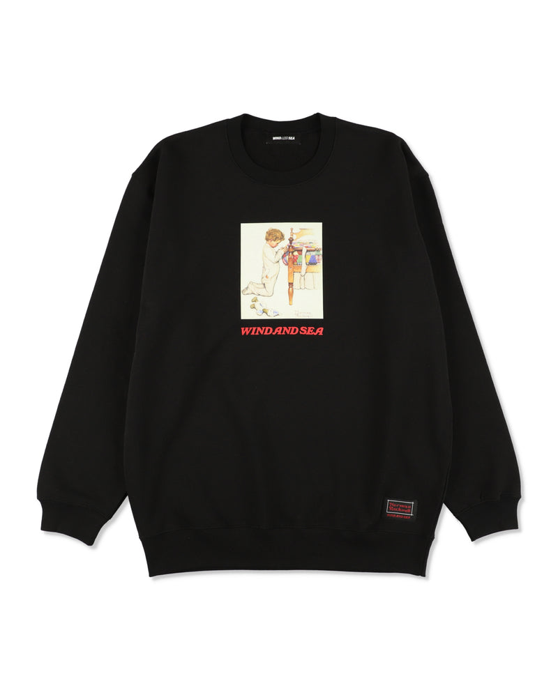 NORMAN ROCKWELL x WDS CREW NECK SWEATSHIRT