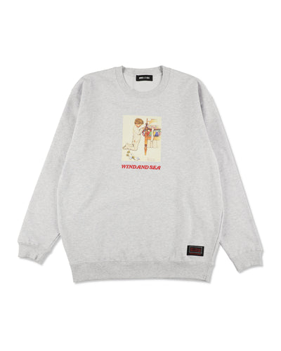 NORMAN ROCKWELL x WDS CREW NECK SWEATSHIRT