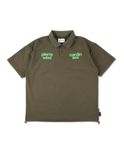 PIERRE CARDIN GOLF ×WDS LOGO SHORT SLEEVE POLO