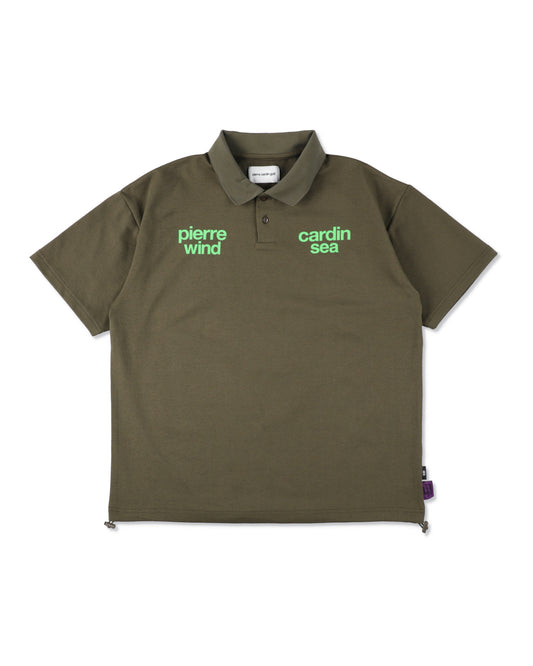 PIERRE CARDIN GOLF ×WDS LOGO SHORT SLEEVE POLO