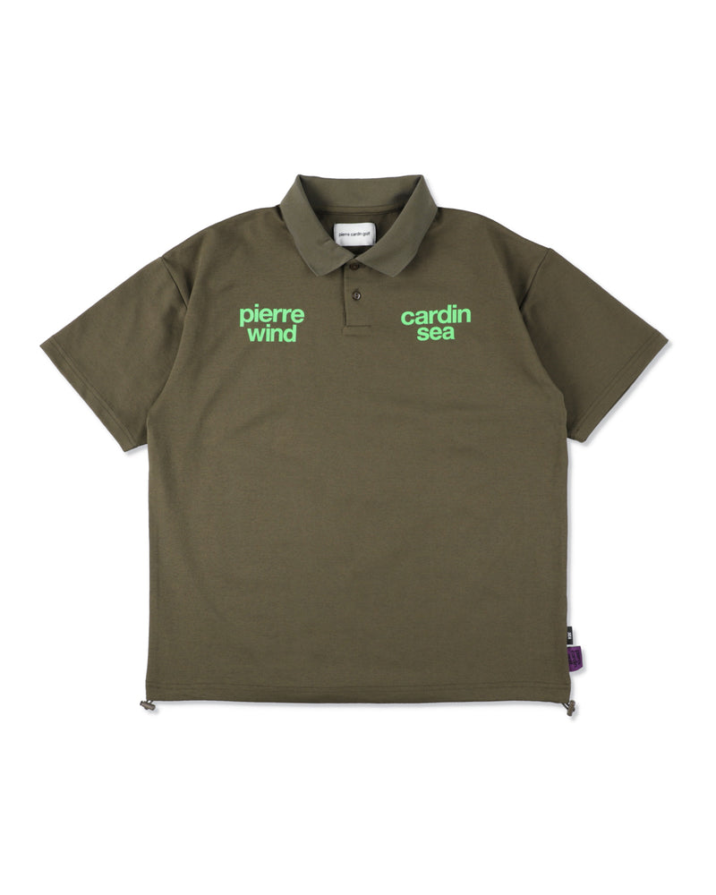 PIERRE CARDIN GOLF ×WDS LOGO SHORT SLEEVE POLO