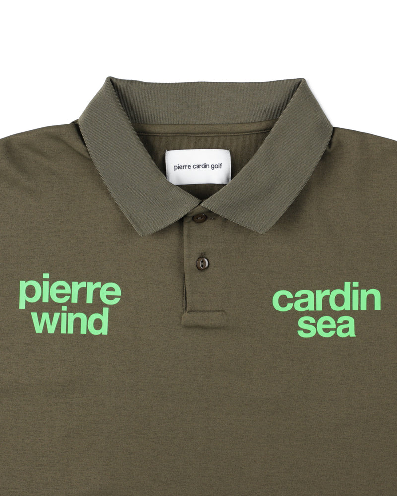 PIERRE CARDIN GOLF ×WDS LOGO SHORT SLEEVE POLO