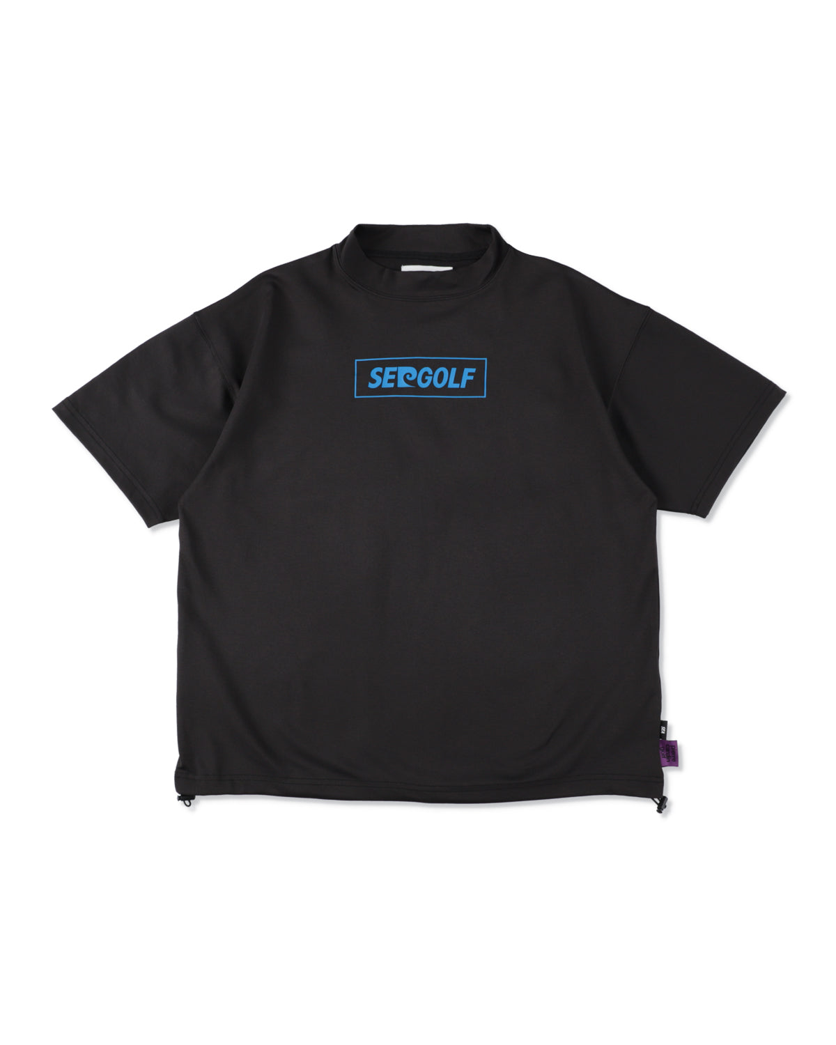PIERRE CARDIN GOLF ×WDS LOGO SHORT SLEEVE MOCK-NECK