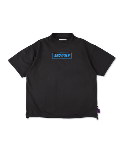 PIERRE CARDIN GOLF ×WDS LOGO SHORT SLEEVE MOCK-NECK
