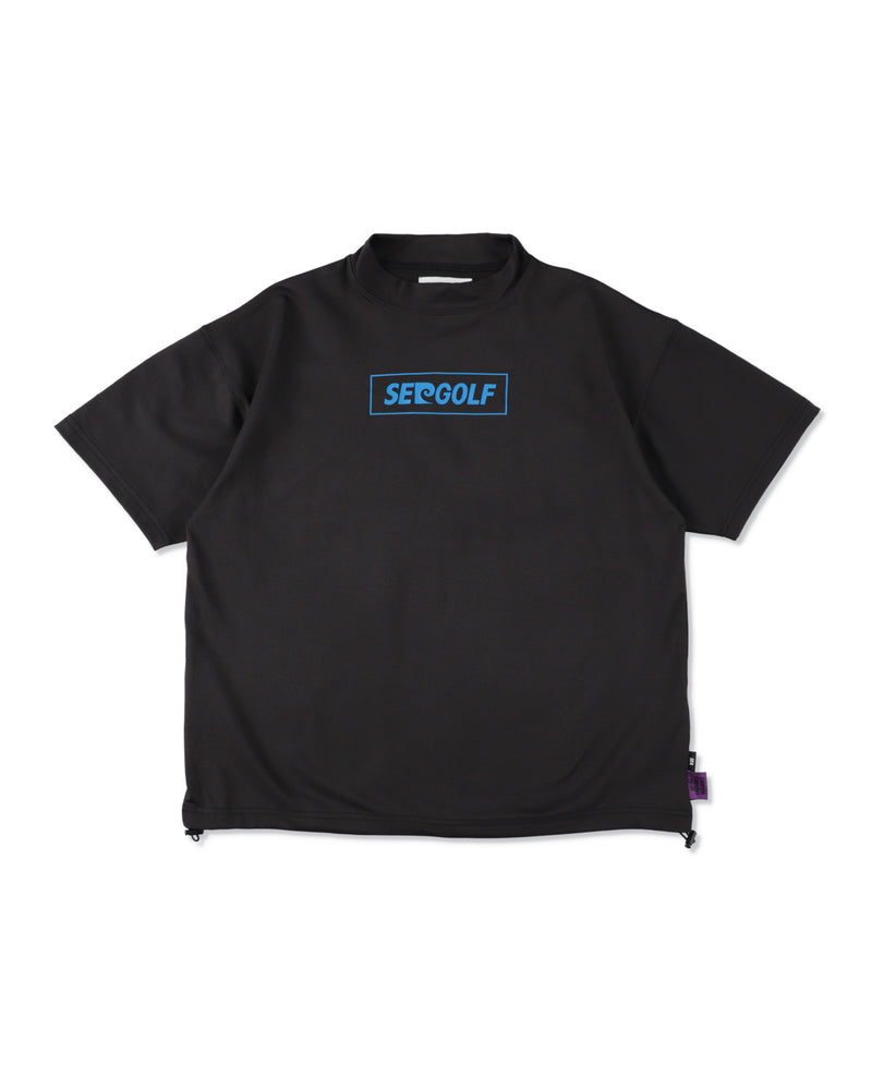 PIERRE CARDIN GOLF ×WDS LOGO SHORT SLEEVE MOCK-NECK