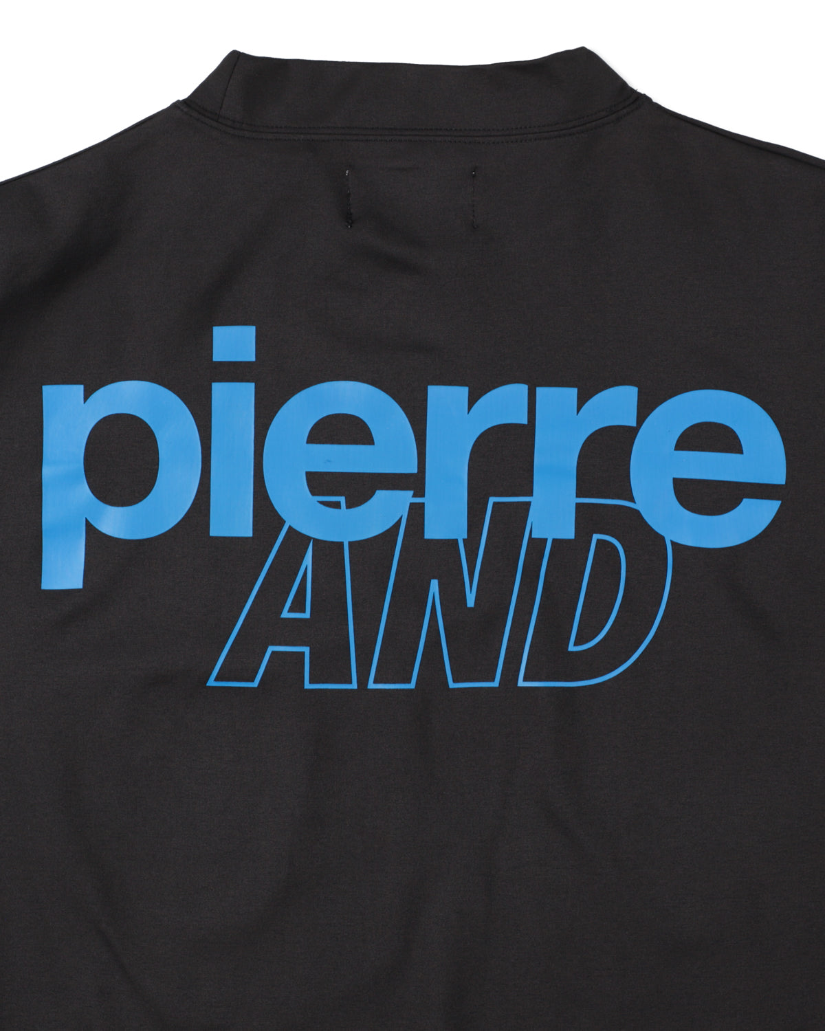PIERRE CARDIN GOLF ×WDS LOGO SHORT SLEEVE MOCK-NECK