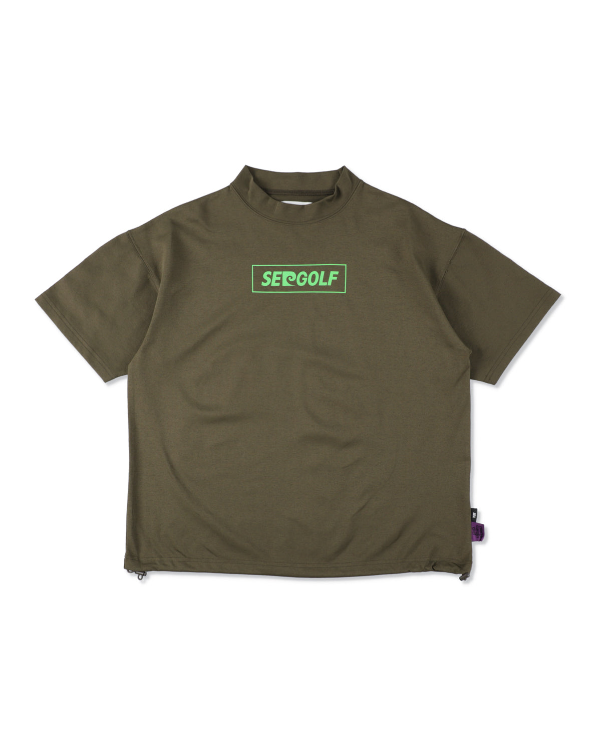 PIERRE CARDIN GOLF ×WDS LOGO SHORT SLEEVE MOCK-NECK