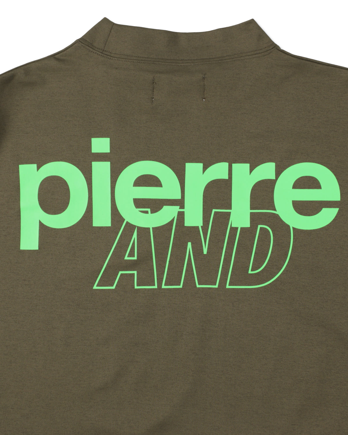 PIERRE CARDIN GOLF ×WDS LOGO SHORT SLEEVE MOCK-NECK