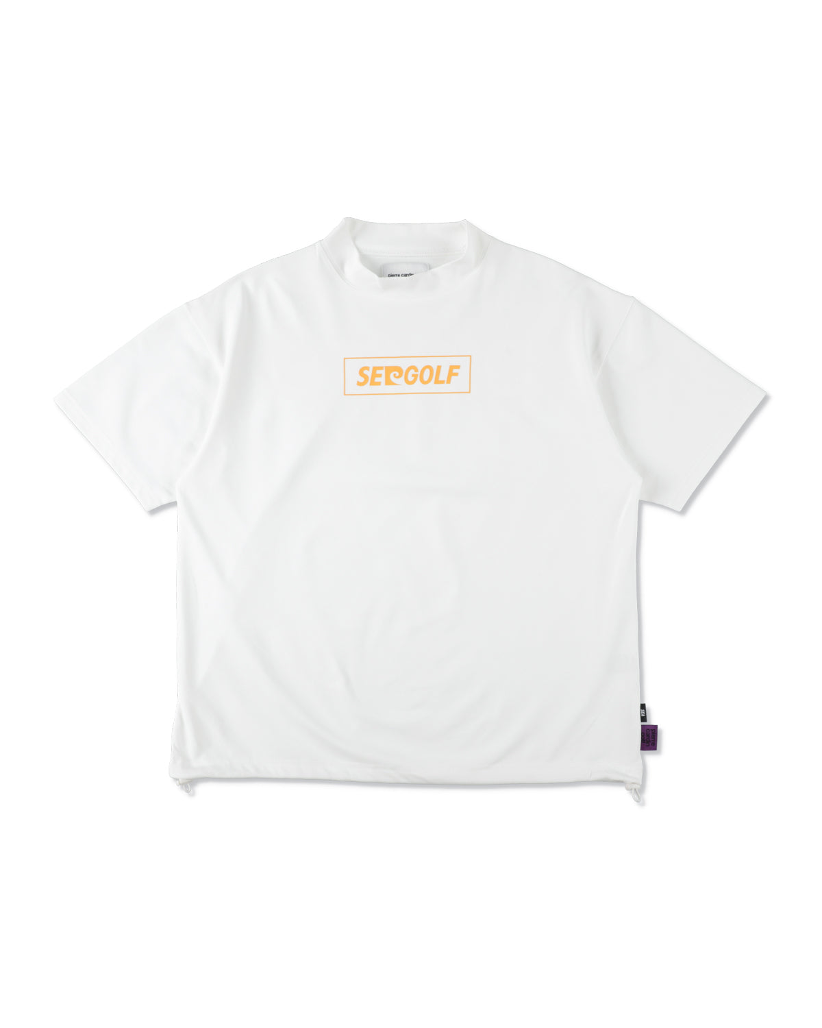 PIERRE CARDIN GOLF ×WDS LOGO SHORT SLEEVE MOCK-NECK