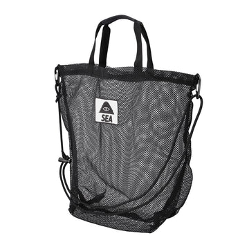 POLeR x WDS MESH BAG / BLACK