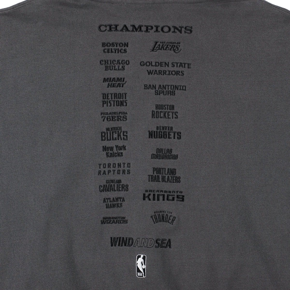 NBA CHAMPIONS x WDS ZIP UP SWEATSHIRT