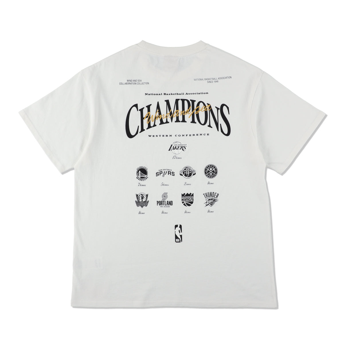 NBA CHAMPIONS x WDS CHAMPION TEE(WEST)