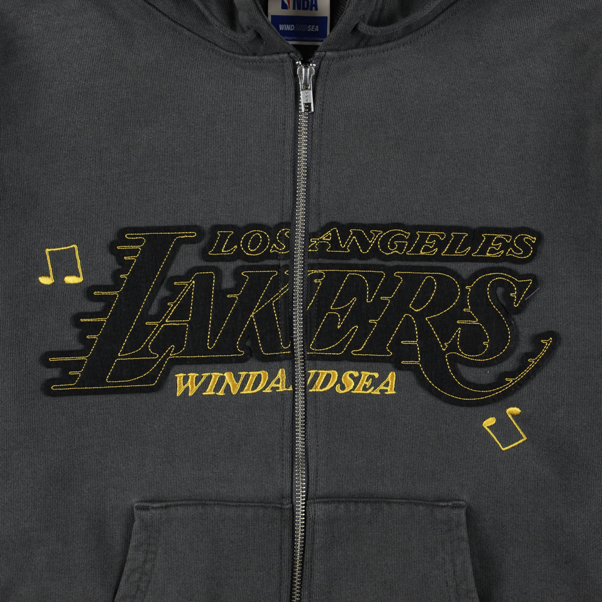 NBA CHAMPIONS x PARAPPA THE RAPPER x WDS ZIP UP SWEATSHIRT LA