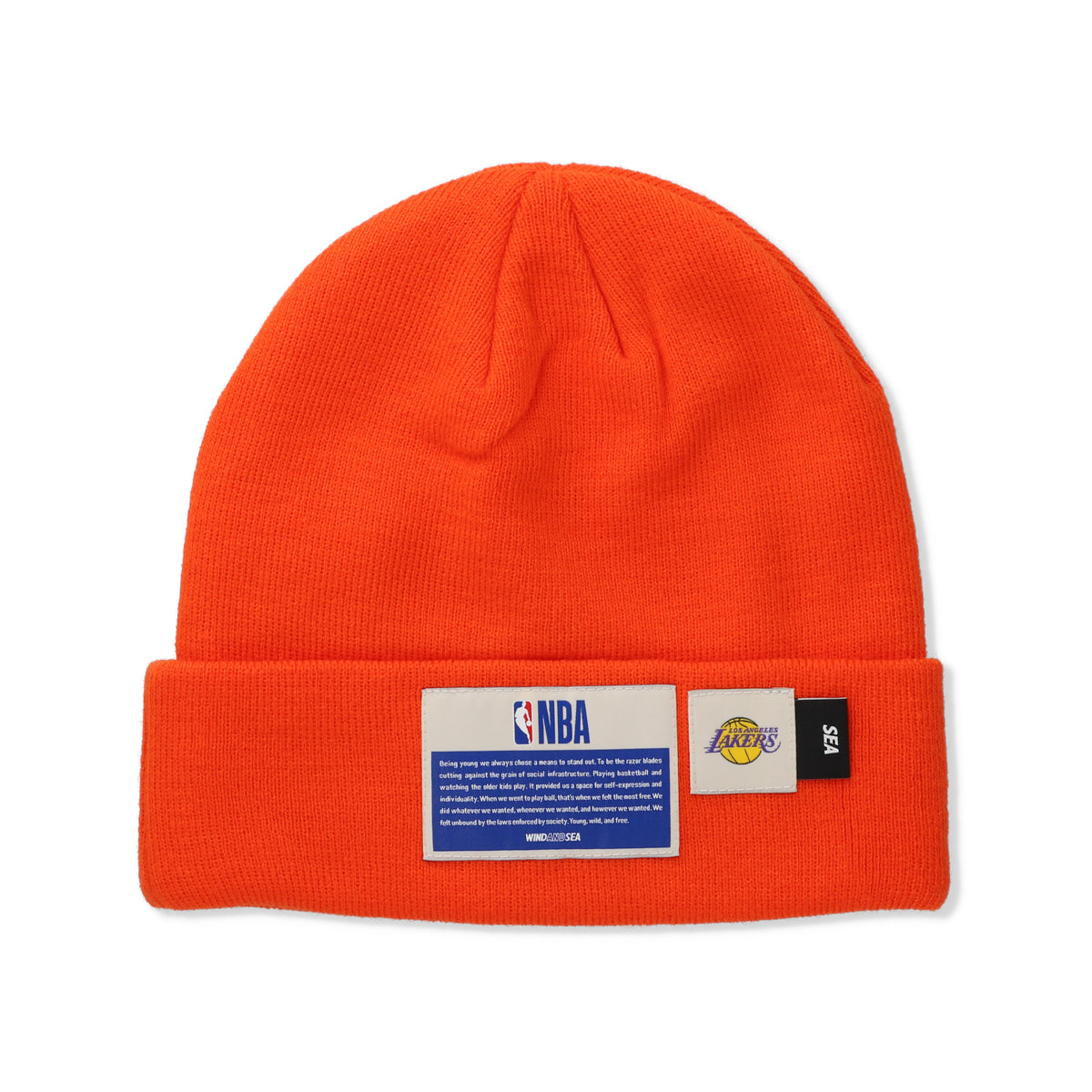 NBA CHAMPIONS x PARAPPA THE RAPPER x WDS KNIT CAP LAKERS