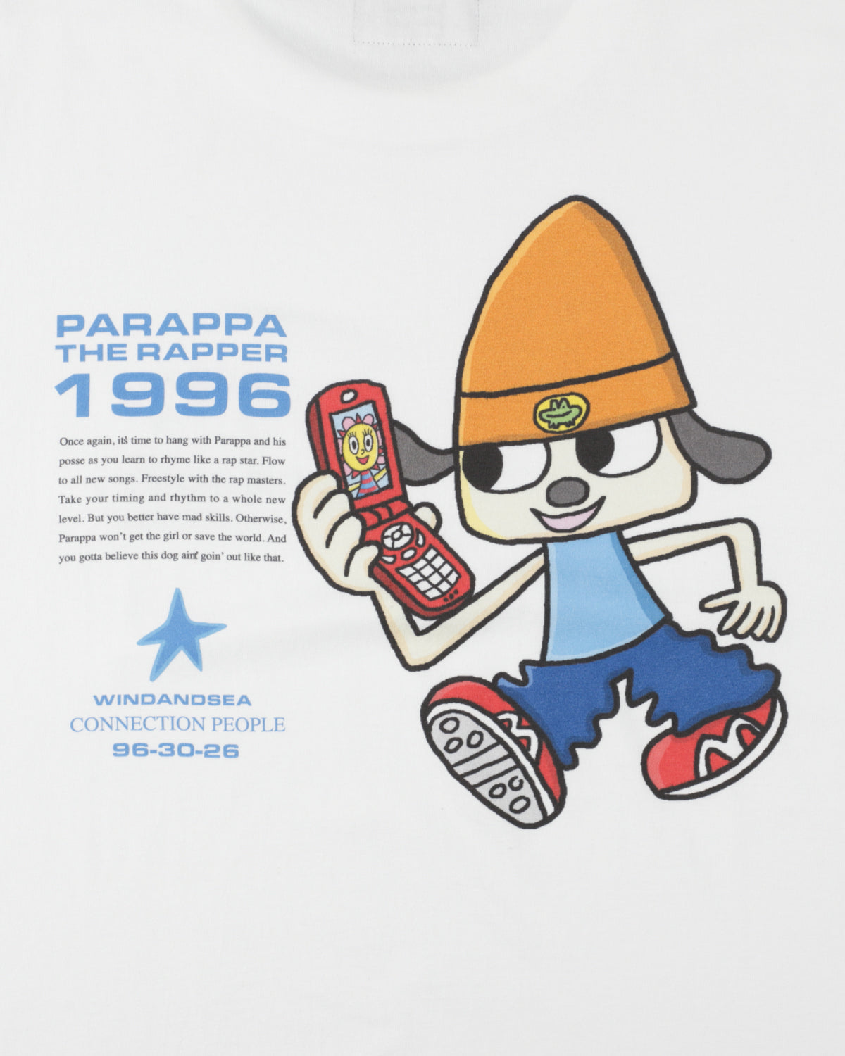 PARAPPA x WDS PARAPPA MOBILE PHONE TEE