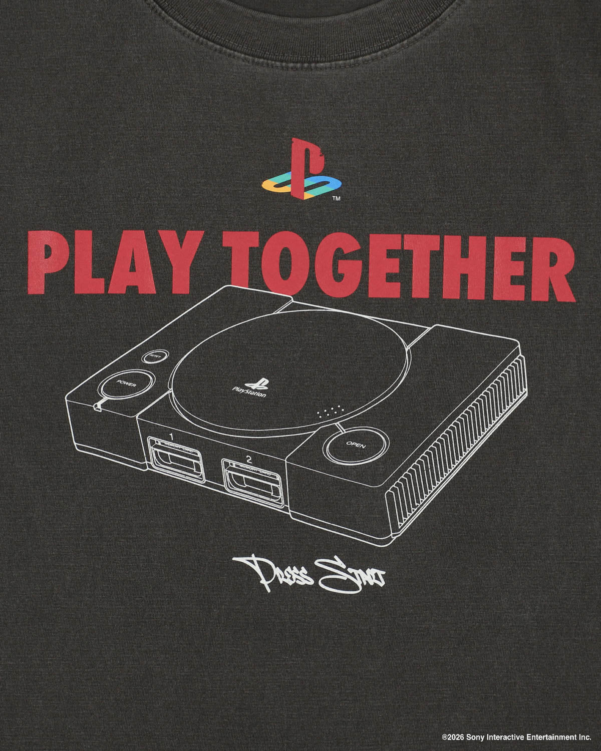 PLAYSTATION x WDS GAME CONSOLE S/S TEE