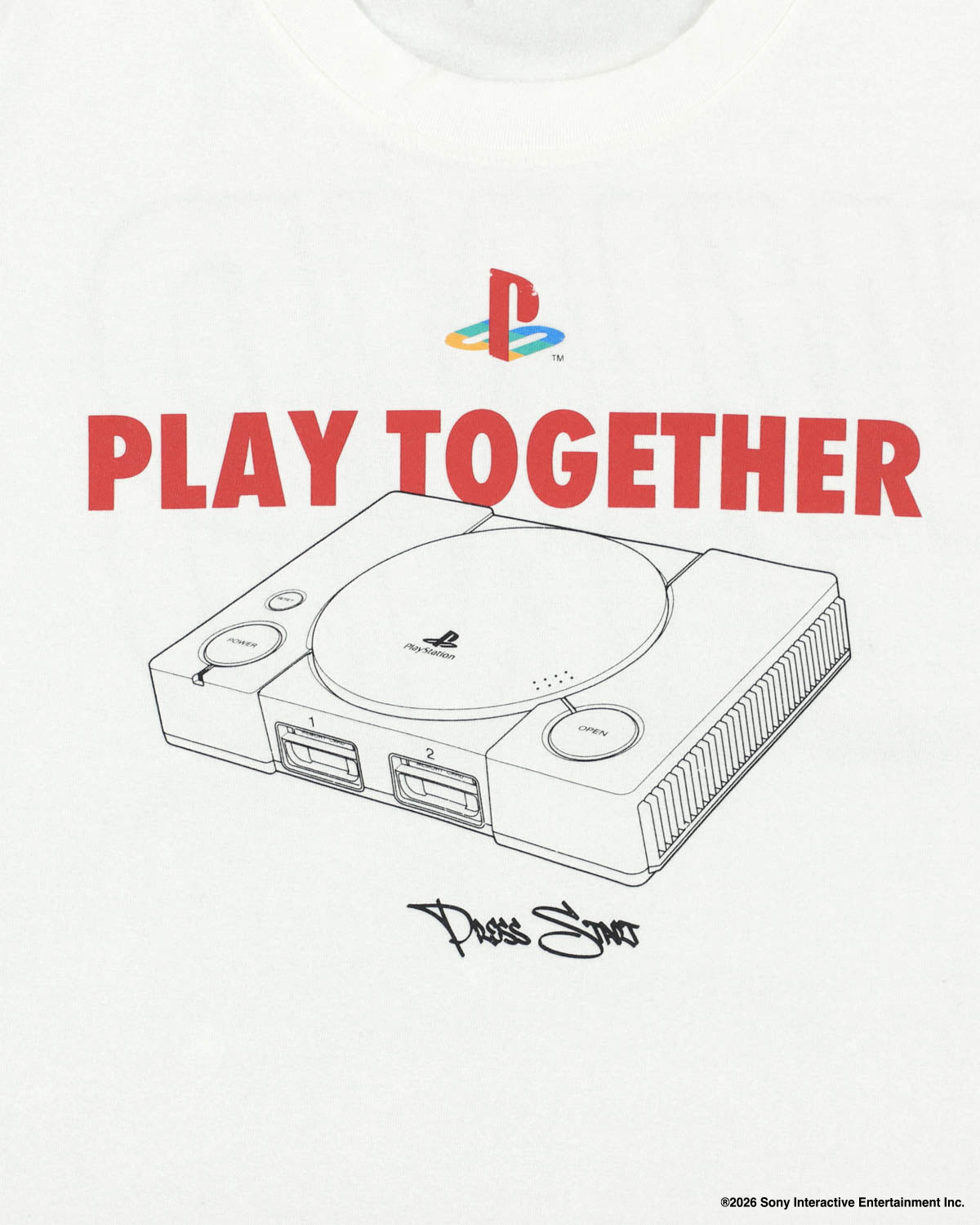 PLAYSTATION x WDS GAME CONSOLE S/S TEE