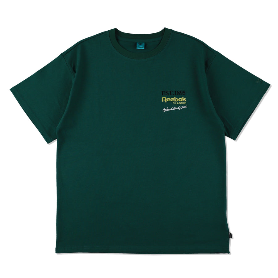 REEBOK x ATMOS x WDS LOGO S/S TEE / GREEN