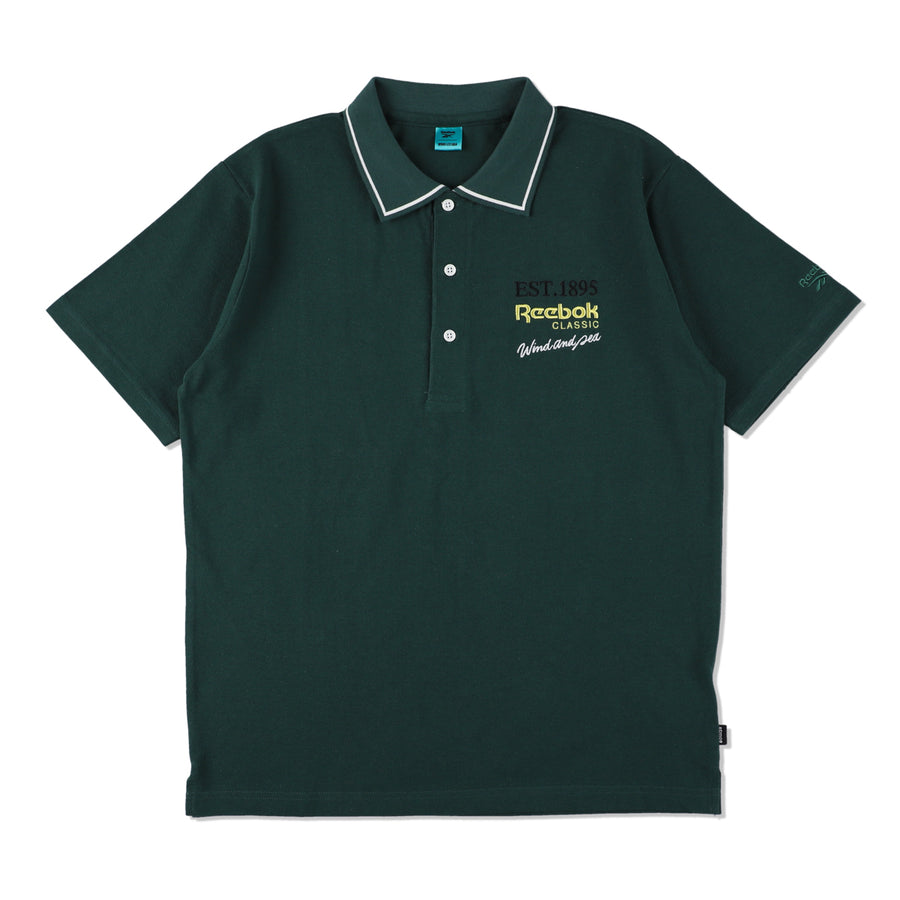 REEBOK x ATMOS x WDS POLO SHIRT / GREEN