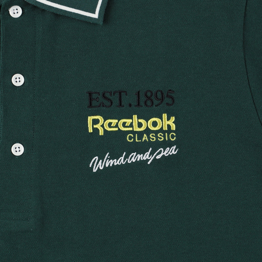 REEBOK x ATMOS x WDS POLO SHIRT / GREEN