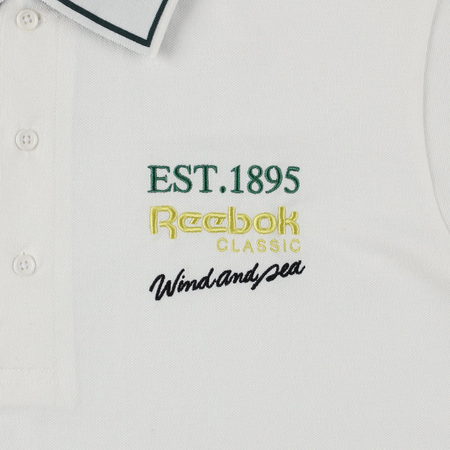 REEBOK x ATMOS x WDS POLO SHIRT / WHITE