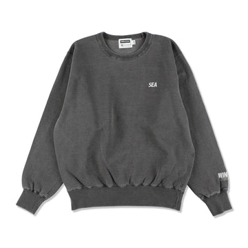 REDWOOD CLASSICS x WDS Pigment Polar Crewneck Sweatshirt / BLACK_SAND